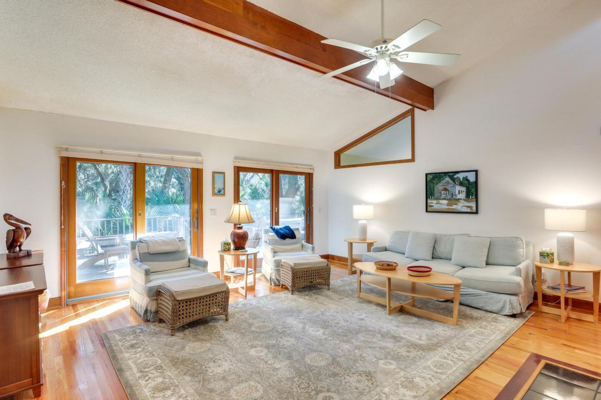 Spacious Kiawah Island Home With Deck, Walk To Beach Johns Island Luaran gambar