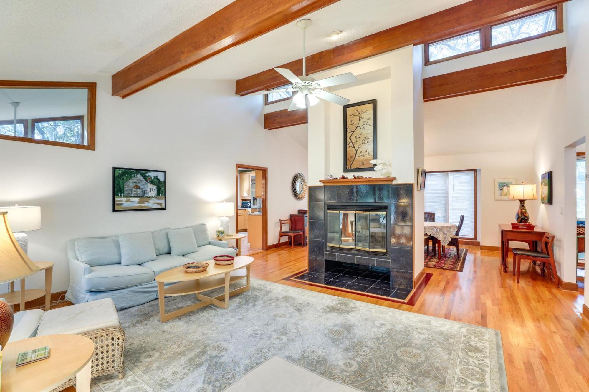 Spacious Kiawah Island Home With Deck, Walk To Beach Johns Island Luaran gambar